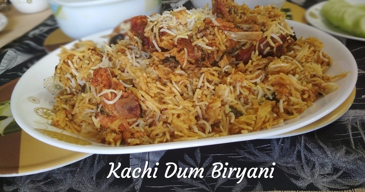 How to make Kachi Dum Biriyani