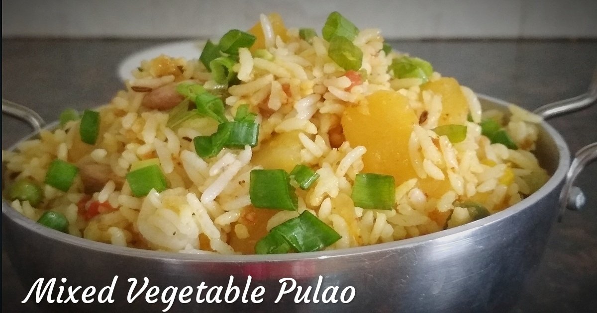 Mixed Vegetable Pulao Recipe