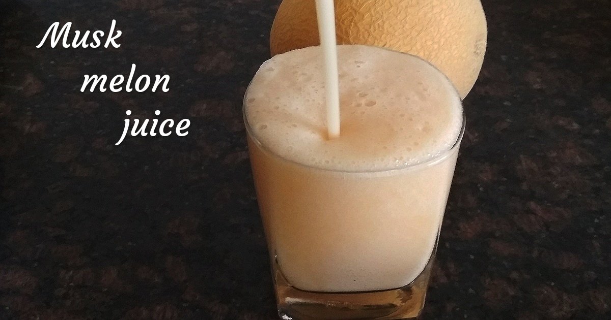 Musk melon juice recipe | kharbuja juice recipe